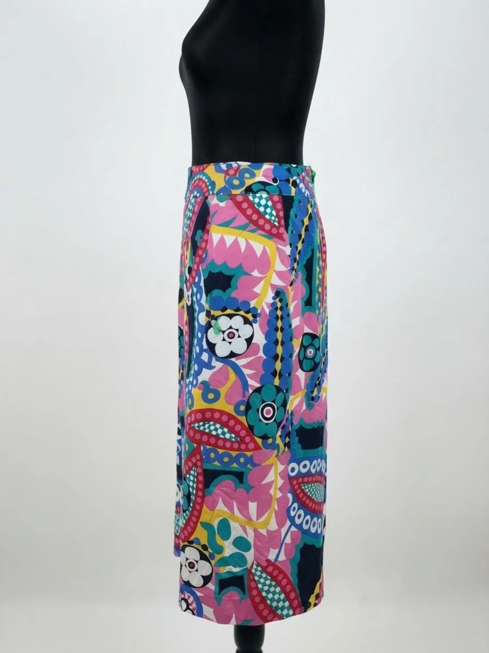 J.Crew Tie-Back Tulip Skirt in Ratti Kaleidoscope Floral